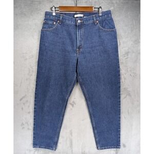 Levi's 550 Relaxed Tapered Jeans Womens 16 Short Blue Y2K Mom Denim 2006 EUC